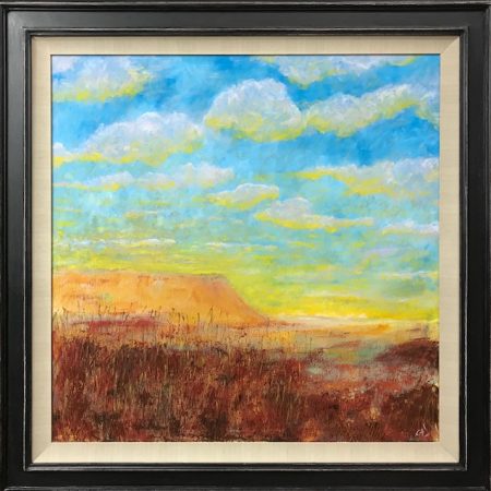 Highland Sunset oil on canvas