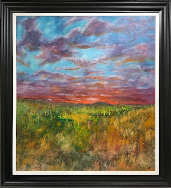 Across Rannoch Moor oil on canvas